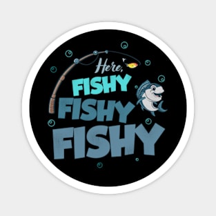 Here Fishy Fishy Love Summer Magnet